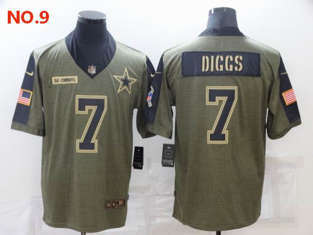 Men's Dallas Cowboys #7 Trevon Diggs Jerseys NO.9;